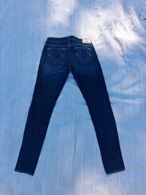 True Religion Dark Indigo Skinny Jeans - Women's
